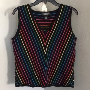 World Republic Rainbow Sweater Vest
